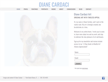 Tablet Screenshot of dianecardaci.com